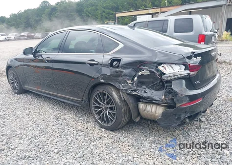 2018 Genesis G80 Sport z USA, uszkodzony, nr VIN KMHGN4JB6JU241543